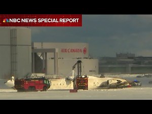 SPECIAL REPORT: Delta plane upside down at Toronto airport after landing incident