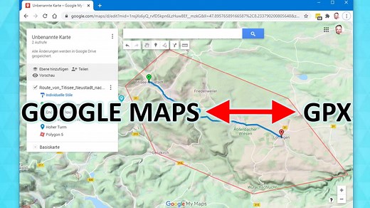 Google Maps: So importiert und exportiert ihr GPX-Dateien