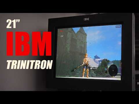 Gaming on an IBM P275 21" Trinitron CRT Monitor