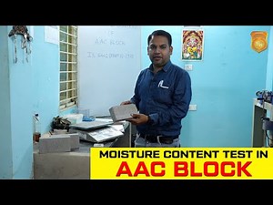 HOW TO PERFORM AAC BLOCK MOISTURE CONTENT TEST PROPERLY