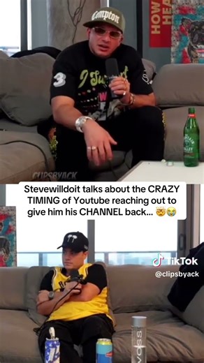 SteveWillDoIt Talks About The CRAZY TIMING of Youtube Reaching Out To Give His Channel Back #nelk