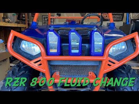 Polaris RZR 800 Drivetrain Fluid Change