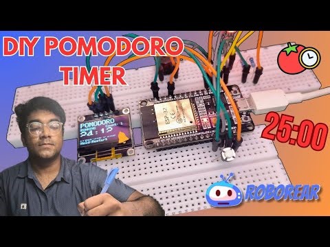 Pomodoro Timer with ESP32 (OLED + Buzzer) | Build a Smart Focus Gadget | DIY Project