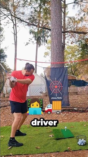 Slot Work Practice ⛳️ | Fixing My Slice with Irons & Driver #Shorts