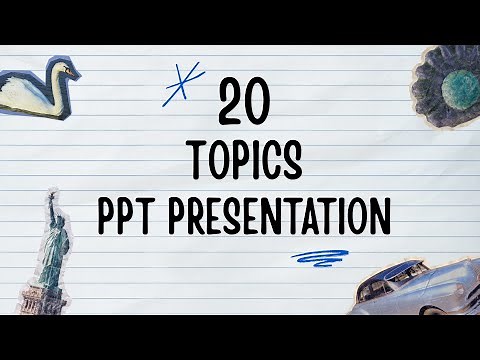 Top 20 Topics For PPT Presentation 🔍 | Best & Trending Presentation Topics | Presentation Topics