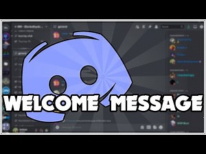 How to make a welcome message - Discord.js 2022