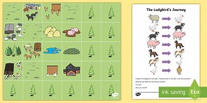 The Ladybird's Journey Game (Compatible with Bee-Bot)