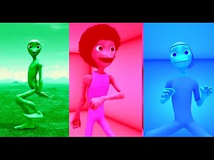 Crazy Aliens Dancing, Dance Battle, Alien Dancers, Weird 3D Creatures, Funky Moves, Kids Animation