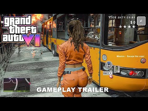 GTA 6 Official Gameplay Trailer - 1st Mission