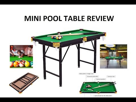 Mini Pool Table Review Costzon 47" Folding Billiard Table Pool Game For Kids