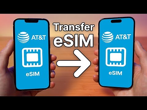 How To Transfer AT&T eSIM From One iPhone To Another
