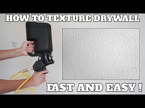 DIY: How To Add Texture To Walls And Ceilings Using A Spray Gun