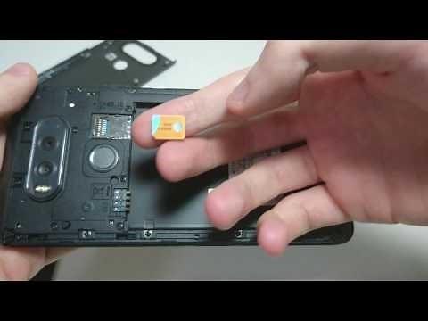 LG V20 How to Insert/Remove SIM Card, Micro SD Card or Battery