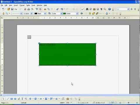 Open Office How To Insert a Text Box