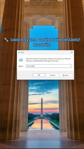 Launch msconfig #sysadmin #windows #windowscommand #ittips #techtips #command