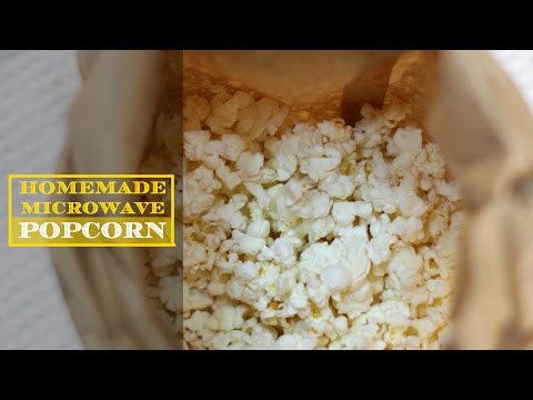 How to Make Homemade Microwave Popcorn - Video Demonstration