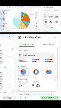 Create charts in Google Sheets quickly #googlesheets