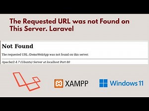 Laravel the requested url was not found on this server. windows xampp