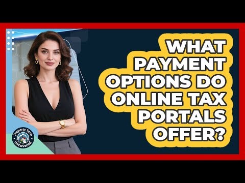 What Payment Options Do Online Tax Portals Offer?