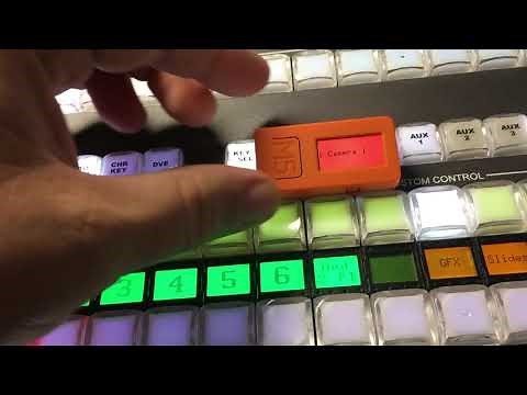 Using an M5StickC arduino with Tally Arbiter to show live tally data