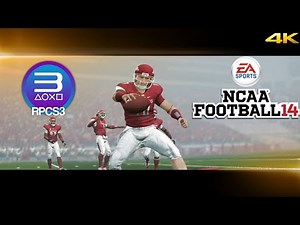 RPCS3 0.0.19-13136 | NCAA Football 14 4K 60FPS UHD | PS3 Emulator PC Gameplay