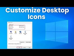 How to Customize Desktop Icons in Windows 10 | Easy Tutorial