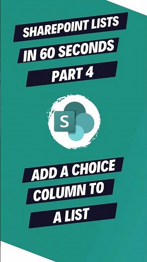Part 4️⃣ 🎓 SharePoint Lists for Beginners Series 🎓 Add a Choice Column