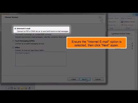 Outlook 2010: How to Configure an IMAP Email Account