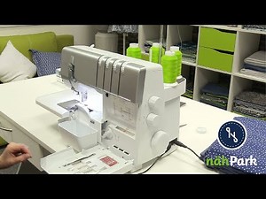 Bernina L850 Overlocker - Overlockmaschine richtig Einfädeln
