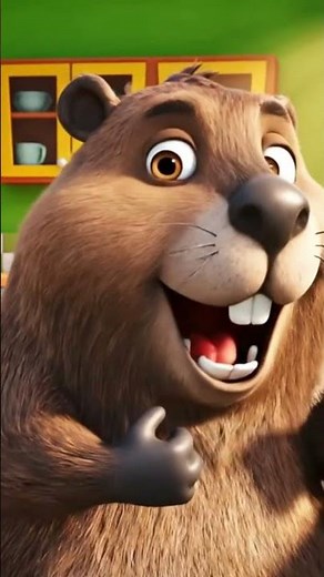 Don't Waste Food! Take Only What You Need 🍽️ #shorts #beaver #kidsroutine #beaverpower