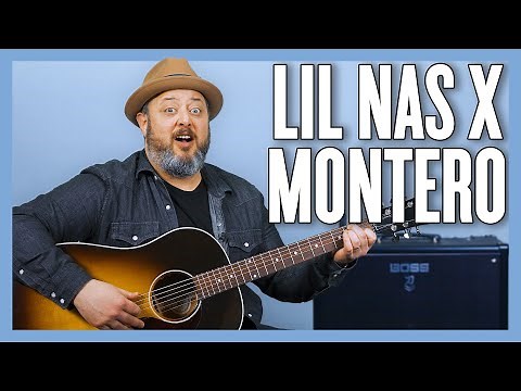 Lil Nas X MONTERO (Call Me By Your Name) Guitar Lesson + Tutorial