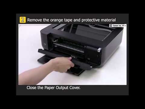 PIXMA MX522: Setting Up the Printer