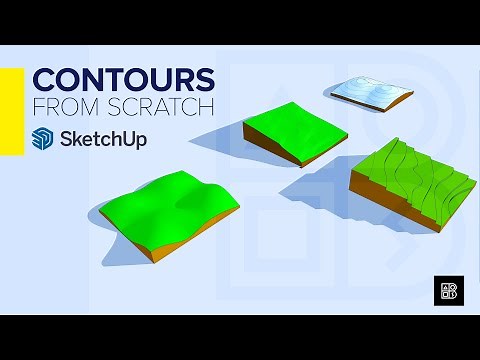 HOW TO CREATE CONTOURS | SKETCHUP TUTORIALS FOR BEGINNERS