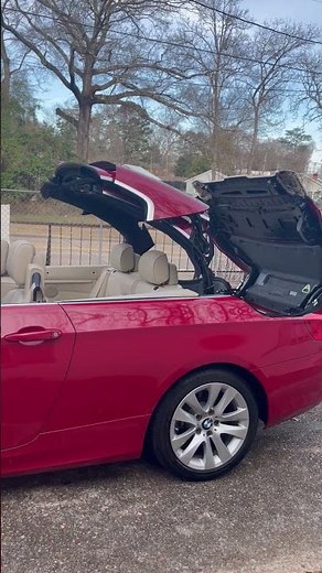 2013 BMW 328i Hardtop Convertible Top Down