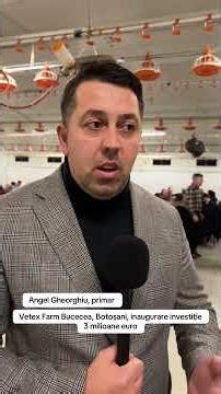 Vetex Farm Bucecea, Botoșani, inauguration of 3 million euro investment #AngelGheorghiu #VetexFarm