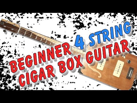 Comparing 4 string and 3 string Cigar Box Guitar