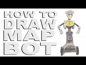How to draw Map Bot (FNaF: Security Breach)