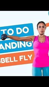 How To Do a Standing Dumbbell Fly - Chest, Pec Exercise Workout
