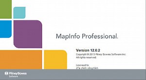Bộ cài MapInfo Professional 12 và hướng dẫn cài đặt MapInfo