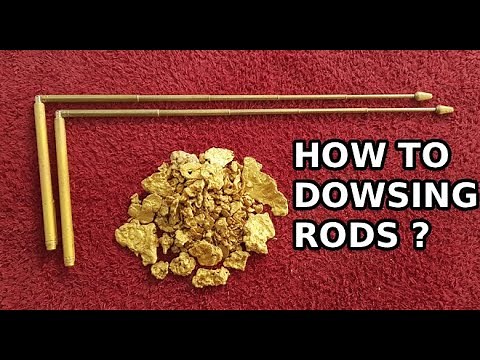 How to use dowsing rods FOR GOLD PROSPECTING ? | History + Real Gold Demonstration