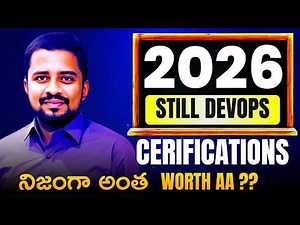 DevOps Certifications: Real vs. Fake? Don't Get Scammed by Institutes! 🛑 Telugu