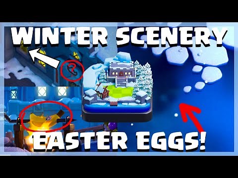 All EASTER EGGS In The EPIC WINTER SCENERY | Clash of Clans