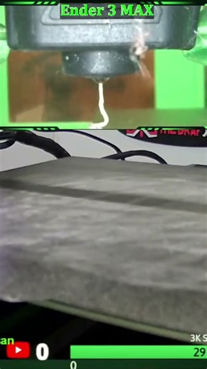 could it be wet filament popping out the nozzle? #3dprinter #3dprinting #3dprinted #ender3