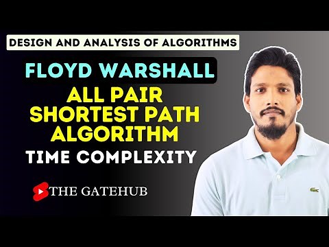 Floyd-Warshall Algorithm Time Complexity || All Pair Shortest Path || Dynamic Programming || DAA