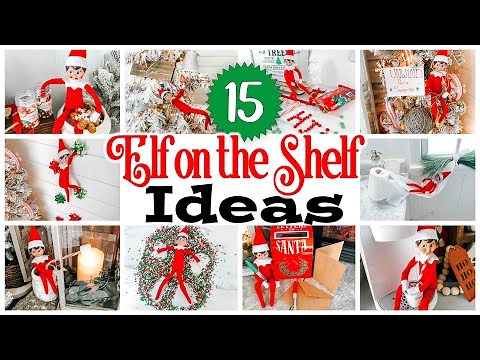 15 EASY Elf on the Shelf Ideas! 🎄Christmas Crafts and DIYs (CHILD EYES FRIENDLY!)