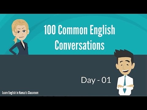 100 Common English Conversations - (PART - 01) - Day 01 - 10