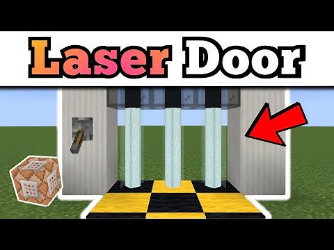 How to Make a Laser Security Door In Minecraft | Command Block Tutorial