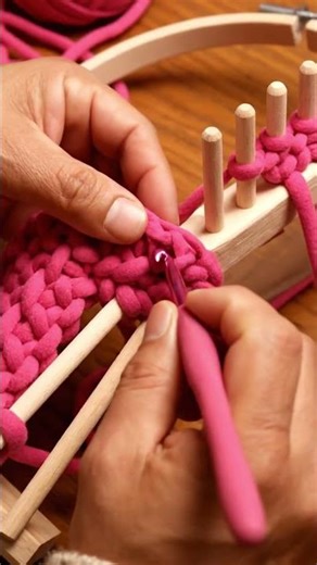 DIY Round Loom for Easy Knitting 🩷