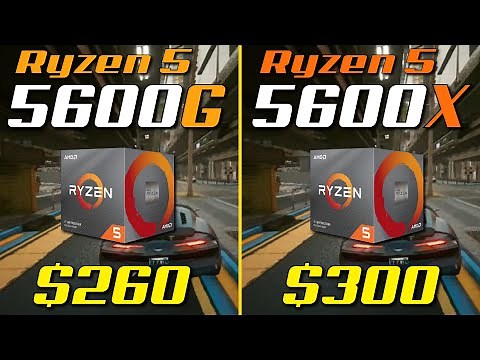 Ryzen 5 5600G vs. Ryzen 5 5600X | Test with RTX 3090