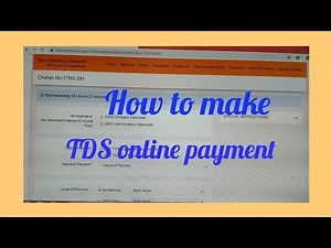 How to make tds payment online easy in NSDL site